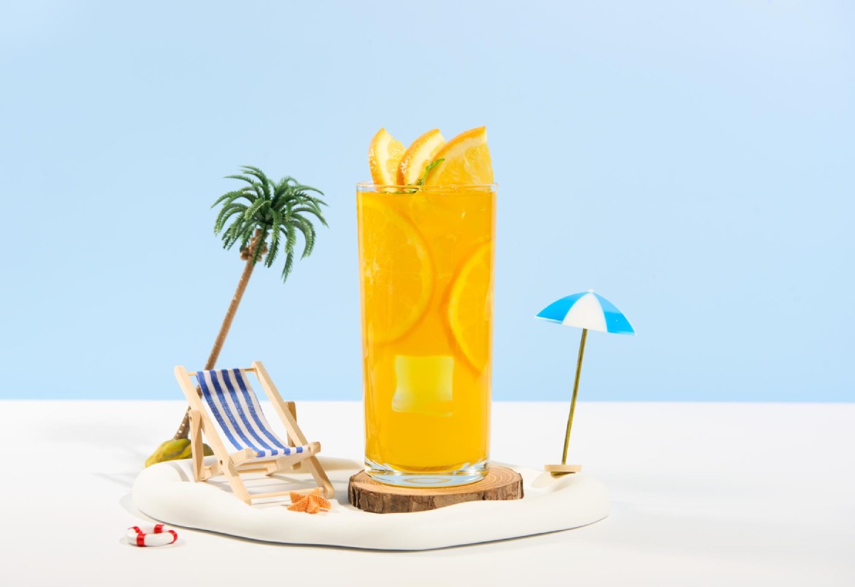 نوشیدنی خنک تابستانی ساده