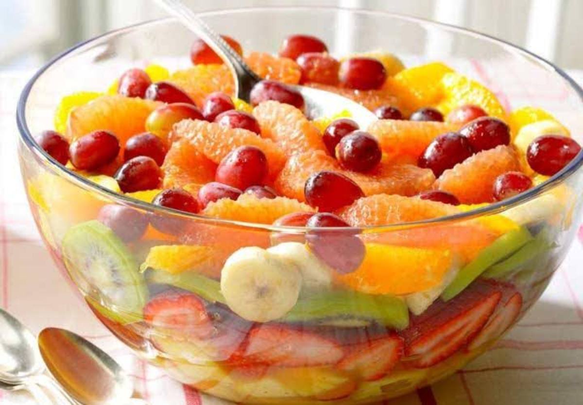 سالاد میوه تابستانی ساده