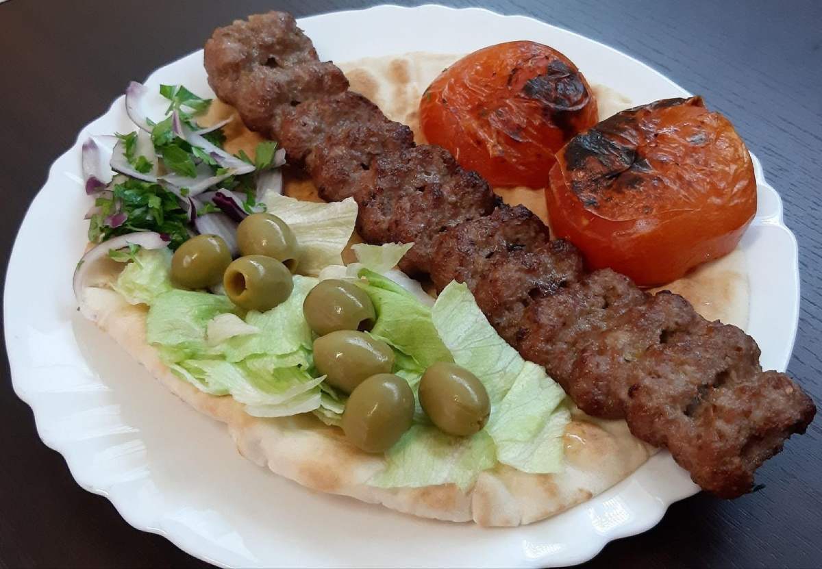 انواع غذا با سویا-کباب کوبیده