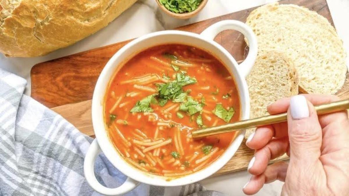 غذاهای بدون گوشت برای شام-سوپ ورمیشل