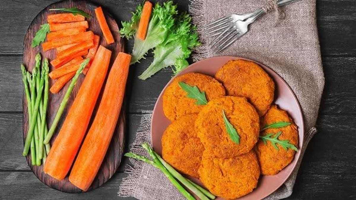 غذاهای بدون گوشت برای شام-کتلت هویج