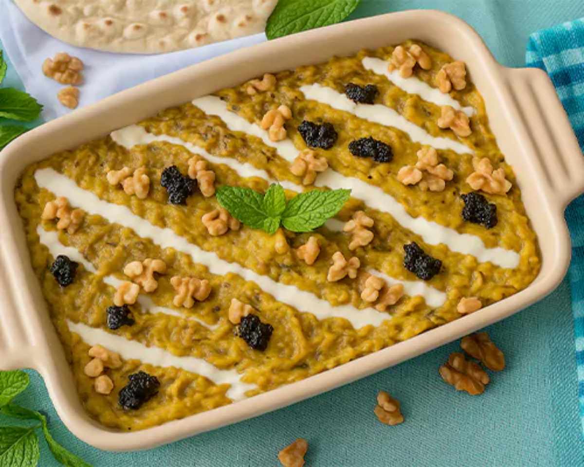 ناهار خوشمزه و سریع-کشک بادمجان