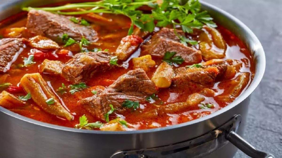 طرز تهیه انواع غذا با بامیه