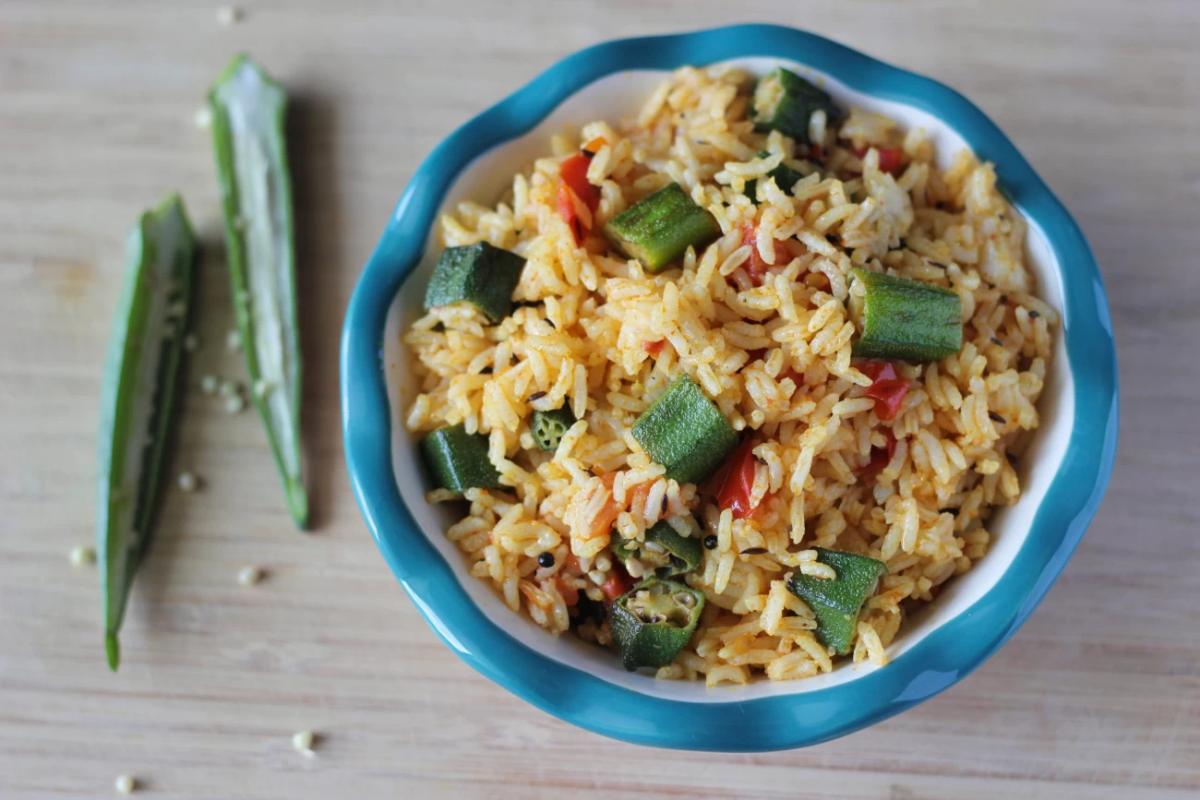 پخت انواع غذا با بامیه