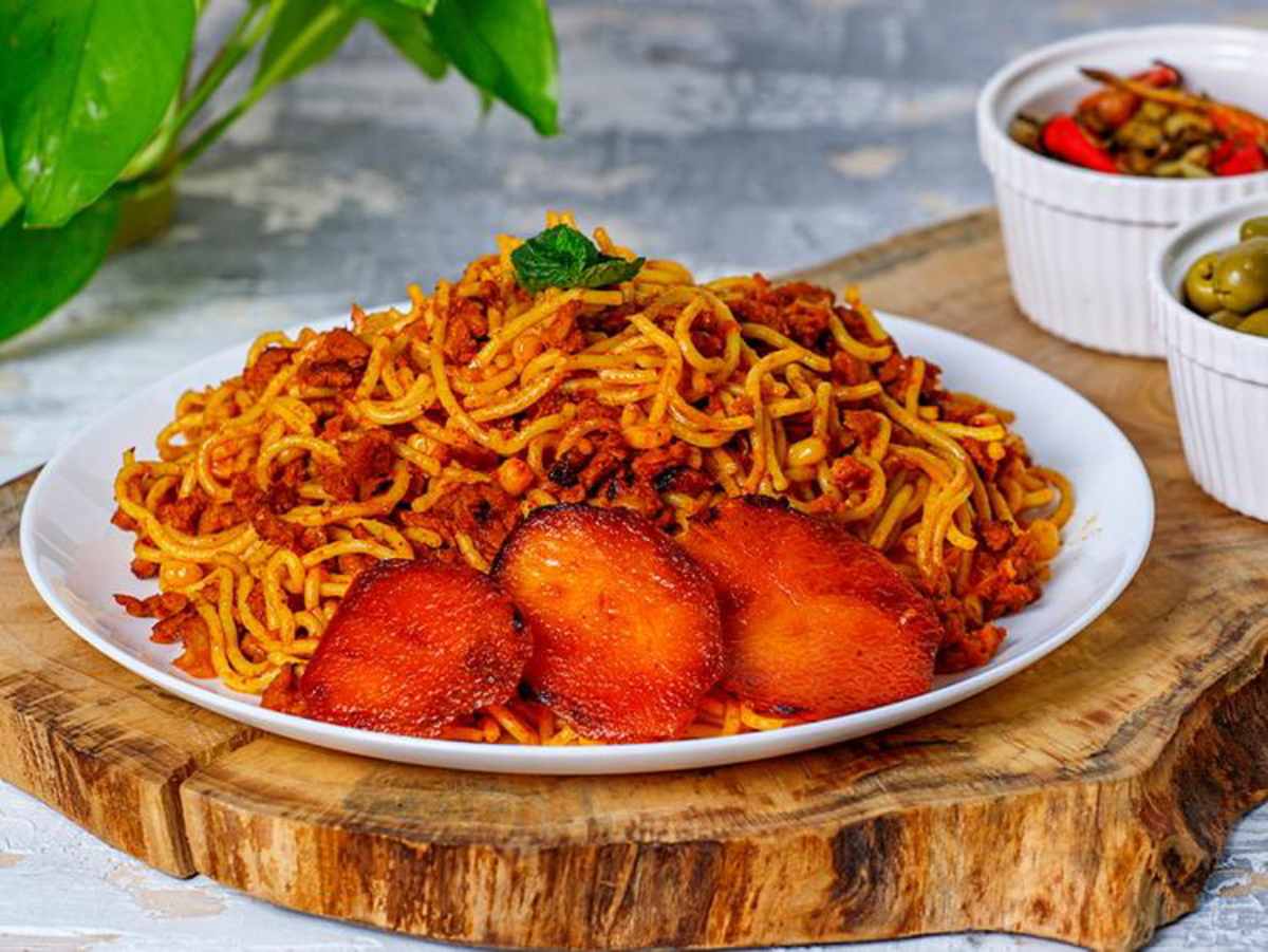 غذای فوری کارمندی-ماکارونی