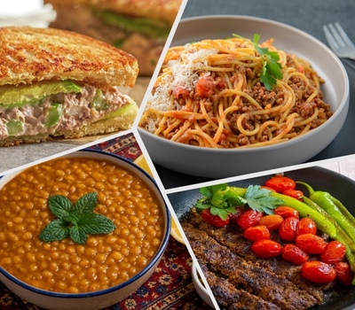 غذای کارمندی ساده