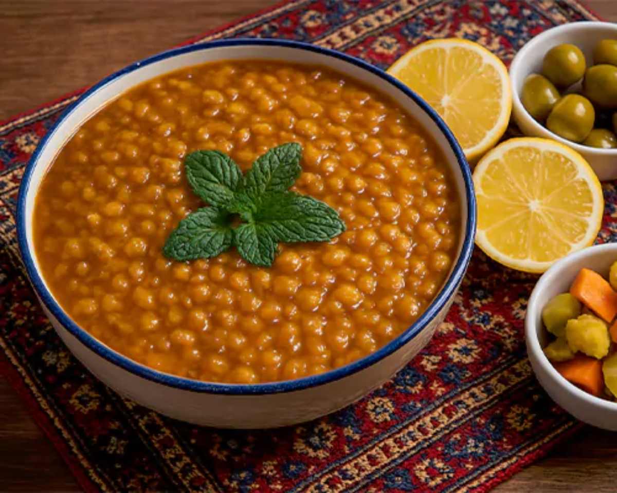 غذای کارمندی ساده-عدسی