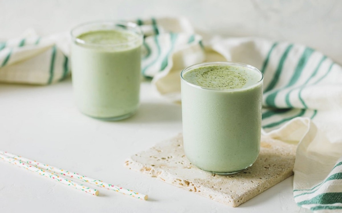 طرز تهیه انواع میلک شیک-میلک شیک ماچا