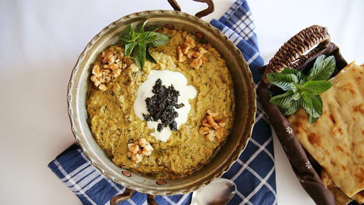 حلیم بادمجان-شام با بادمجان