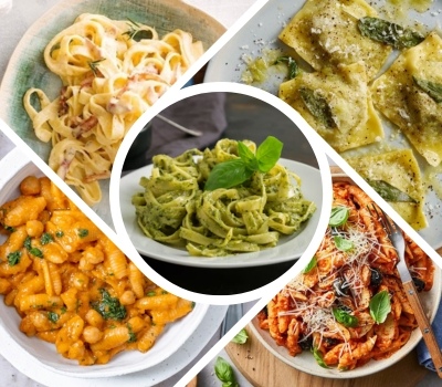 طرز تهیه انواع پاستا