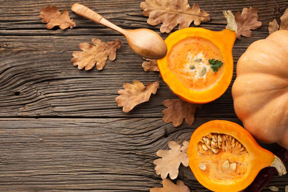 غذای خوشمزه با کدو حلوایی