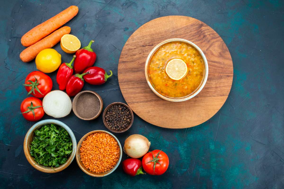 طرز تهیه سوپ قلم با جو پرک