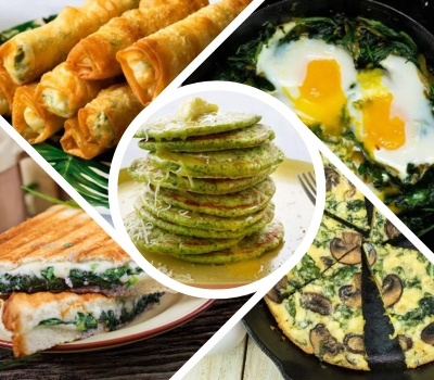 صبحانه با اسفناج