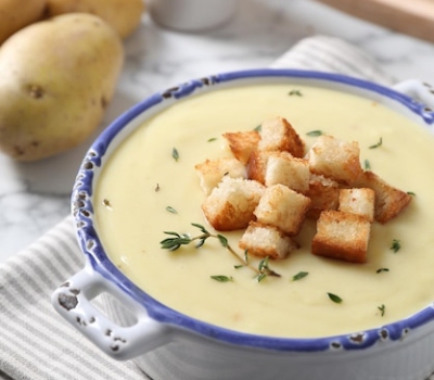طرز تهیه سوپ سیب زمینی