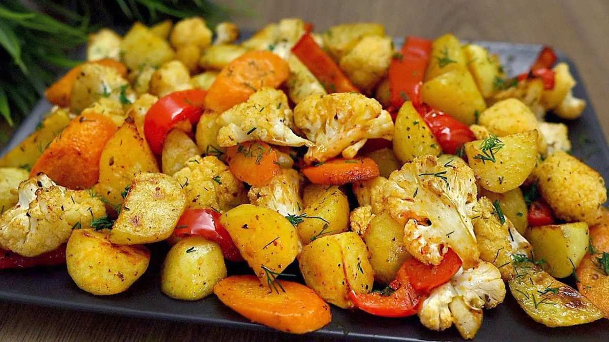 غذا خوشمزه با هویج