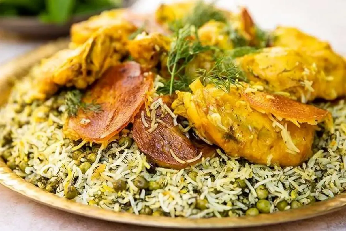 انواع غذا با نخود فرنگی