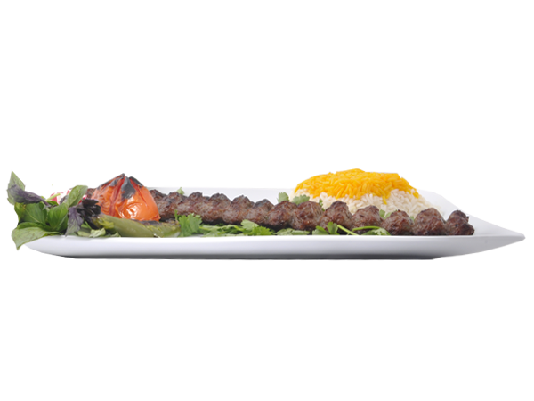 چلوکباب لقمه با دوغ ( ویژه دبستان )